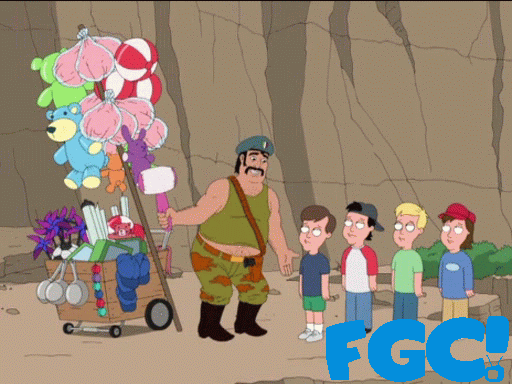 Family Guy GI Jose with kids